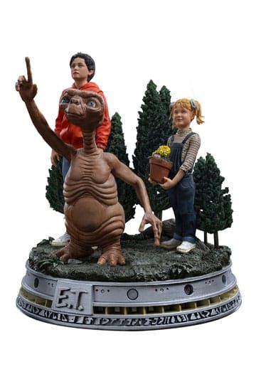 E.T. The Extra-Terrestrial Deluxe Art Scale Statue 1/10 E.T., Elliot and Gertie 19 cm