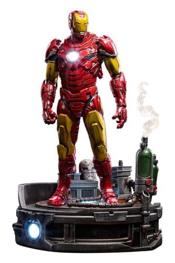 Marvel Deluxe Art Scale Statue 1/10 Iron Man Unleashed 23 cm