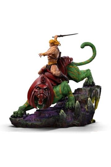 Masters of the Universe Deluxe Art Scale Statue 1/10 He-man and Battle Cat 31 cm