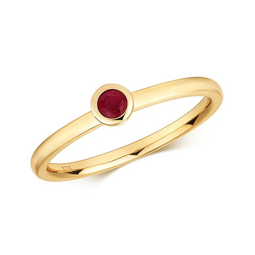 9CT RUBY RING