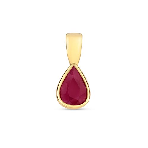 9CT RUBY RUBOVER PENDANT
