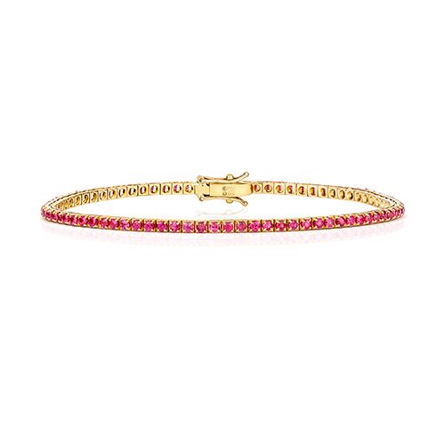 18CT RUBY BRACELET