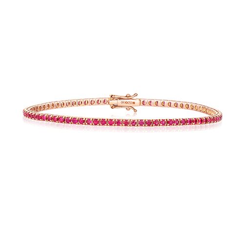 18CT RUBY BRACELET