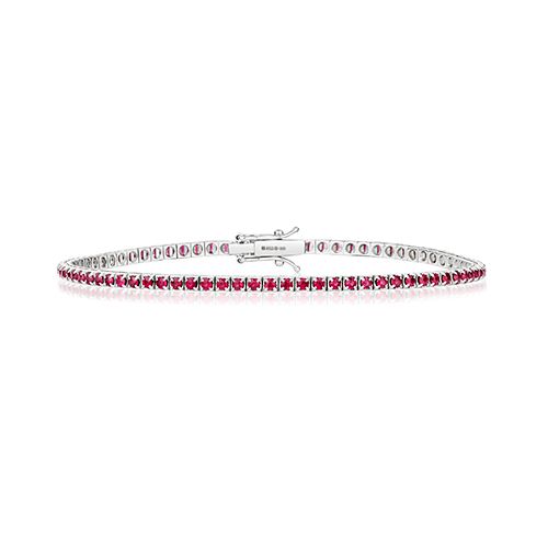 18CT RUBY BRACELET