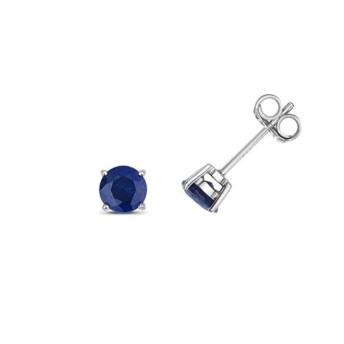 9CT SAPPHIRE CLAW SET STUDS