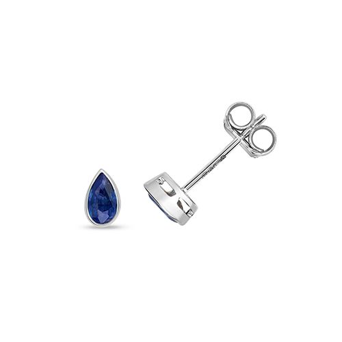 9CT SAPPHIRE RUBOVER STUDS