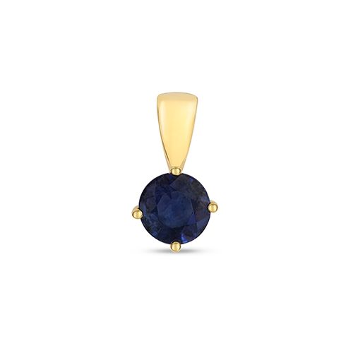 9CT SAPPHIRE CLAW SET PENDANT