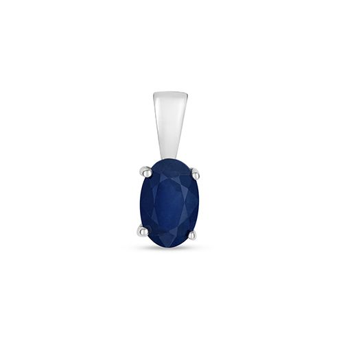 9CT SAPPHIRE CLAW SET PENDANT