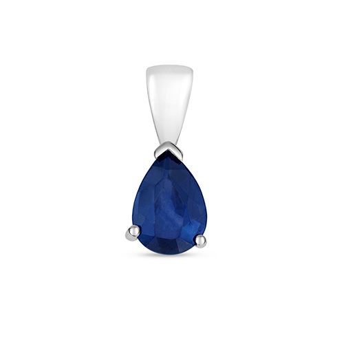 9CT SAPPHIRE CLAW SET PENDANT