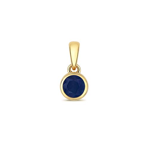 9CT SAPPHIRE PENDANT SEPTEMBER BIRTHSTONE