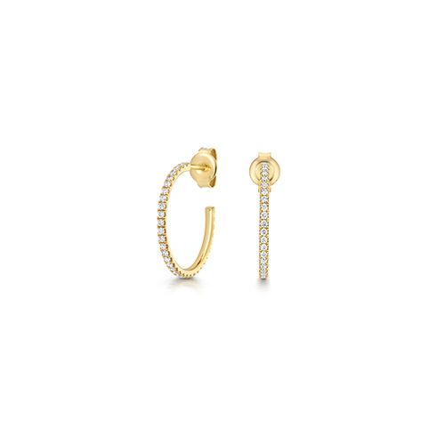 9CT 0.61CT LAB GROWN DIAMOND HOOPS