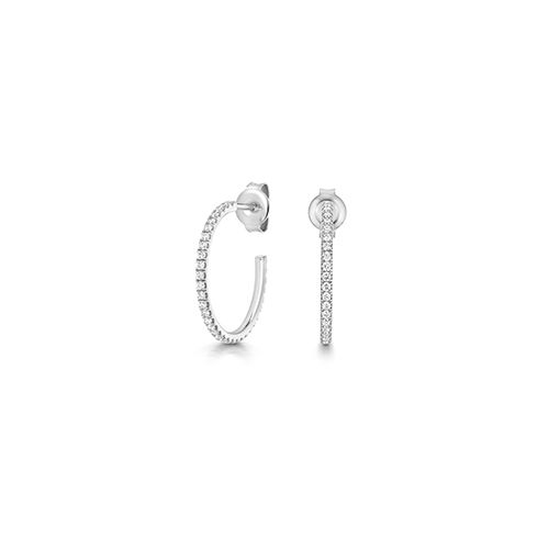 9CT 0.61CT LAB GROWN DIAMOND HOOPS