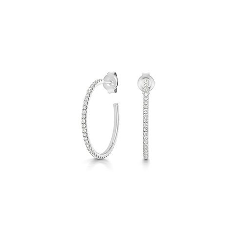 9CT 0.78CT LAB GROWN DIAMOND HOOPS