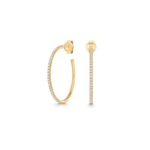 9CT 0.97CT LAB GROWN DIAMOND HOOPS