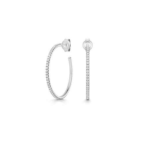 9CT 0.97CT LAB GROWN DIAMOND HOOPS