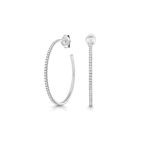 9CT 1.15CT LAB GROWN DIAMOND HOOPS