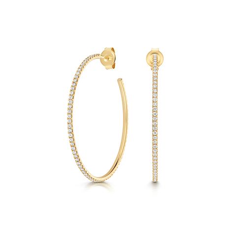 9CT 1.32CT LAB GROWN DIAMOND HOOPS