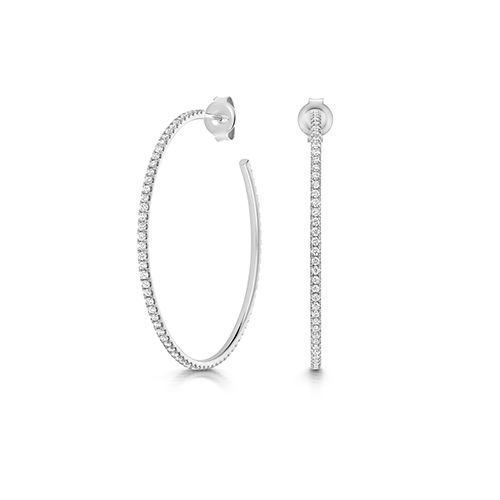 9CT 1.32CT LAB GROWN DIAMOND HOOPS