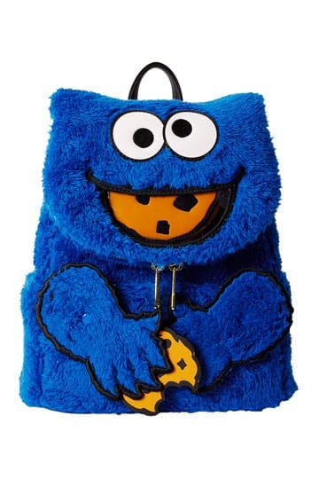 Sesame Street by Loungefly Plush Mini Backpack Cookie Monster