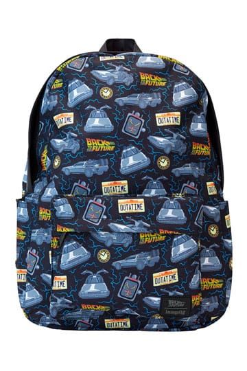 Universal by Loungefly Full-Size Nylon Backpack Back to the Future 40th Anniversary