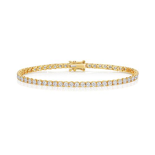 9CT LAB GROWN DIAMOND BRACELET