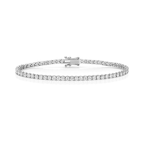 PLATINUM LAB GROWN DIAMOND BRACELET