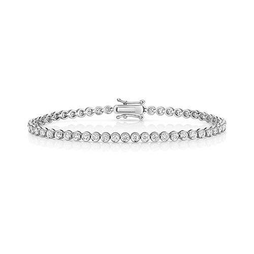 PLATINUM LAB GROWN DIAMOND BRACELET