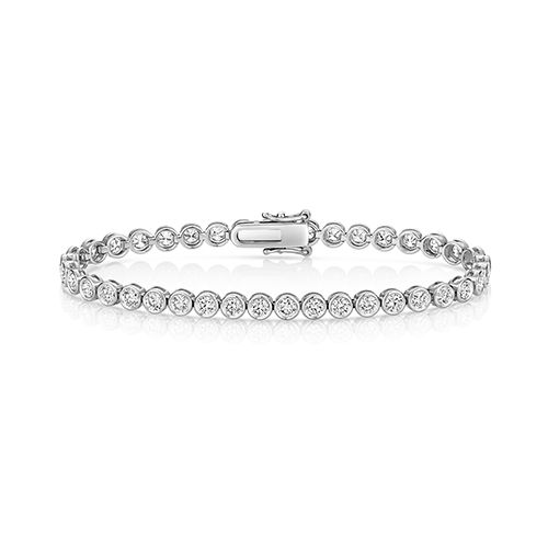 PLATINUM LAB GROWN DIAMOND BRACELET