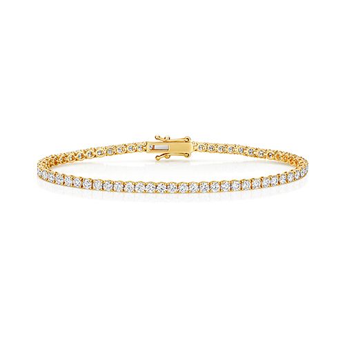 18CT LAB GROWN DIAMOND BRACELET