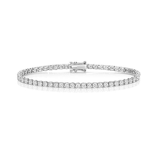 18CT LAB GROWN DIAMOND BRACELET