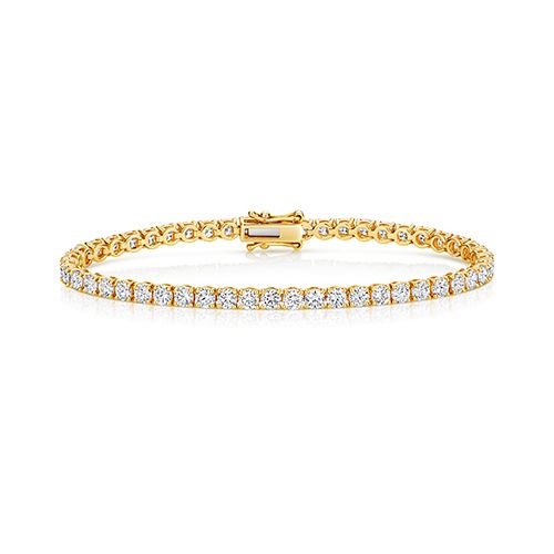 18CT LAB GROWN DIAMOND BRACELET