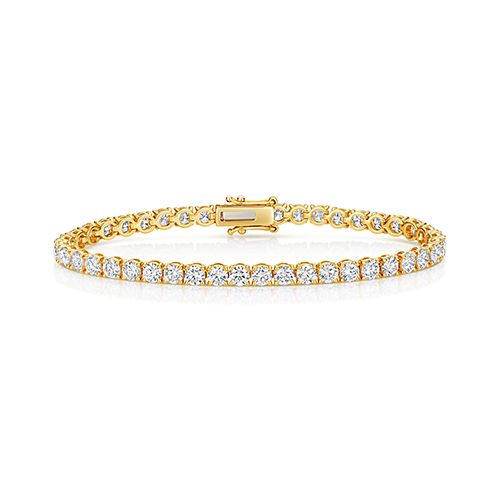 18CT LAB GROWN DIAMOND BRACELET
