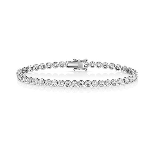 18CT LAB GROWN DIAMOND BRACELET