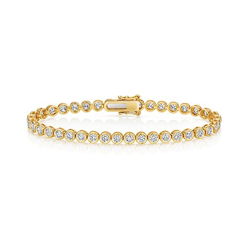 18CT LAB GROWN DIAMOND BRACELET