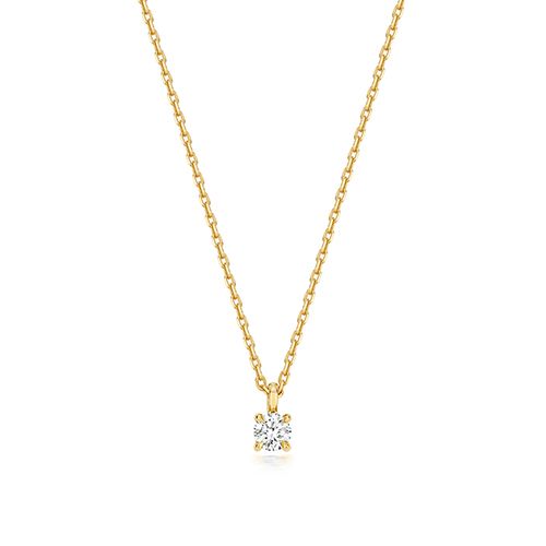 9CT 0.15CT LAB GROWN DIAMOND NECKLACE