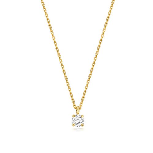 9CT 0.25CT LAB GROWN DIAMOND NECKLACE