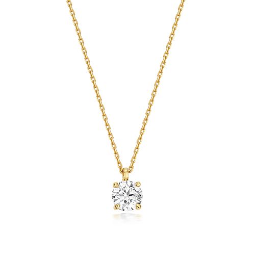 9CT 0.75CT LAB GROWN DIAMOND NECKLACE