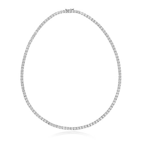 18CT 17.71CT LAB GROWN DIAMOND NECKLACE 18.5"