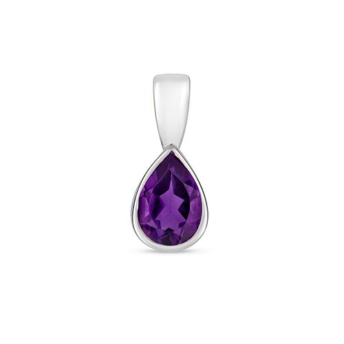 9CT AMETHYST RUBOVER PENDANT