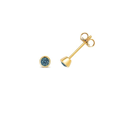 9CT ALEXANDRITE EARRING STUDS JUNE BIRTHSTONE