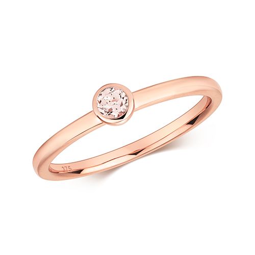 9CT MORGANITE RING