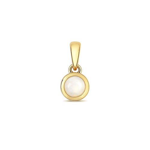 9CT OPAL PENDANT OCTOBER BIRTHSTONE