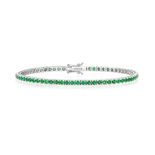 18CT TSAVORITE BRACELET