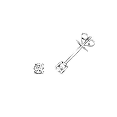 9CT 0.20CT DIAMOND STUDS W/GOLD