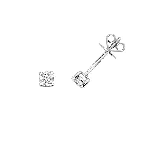 9CT 0.30CT DIAMOND STUDS W/GOLD