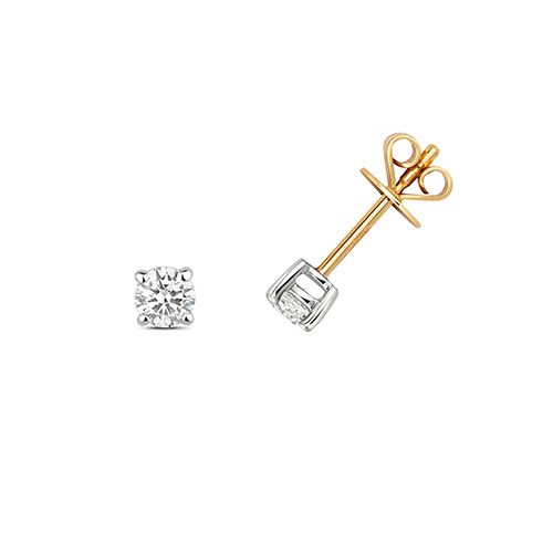 9CT 0.40CT DIAMOND STUDS