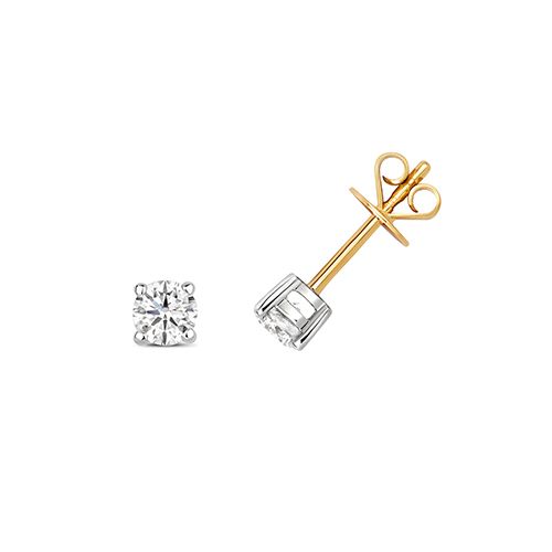9CT 0.50CT DIAMOND STUDS