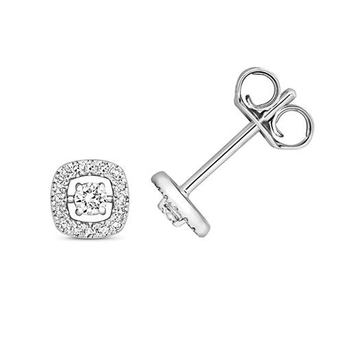 9CT 0.15CT DIAMOND STUDS