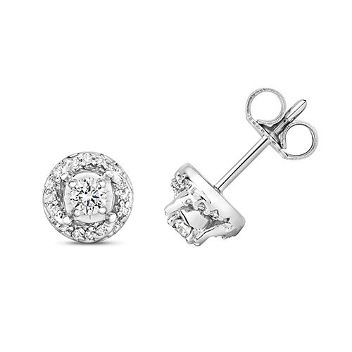 9CT 0.25CT DIAMOND STUD EARRINGS