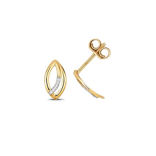 9CT DIAMOND EARRING STUDS